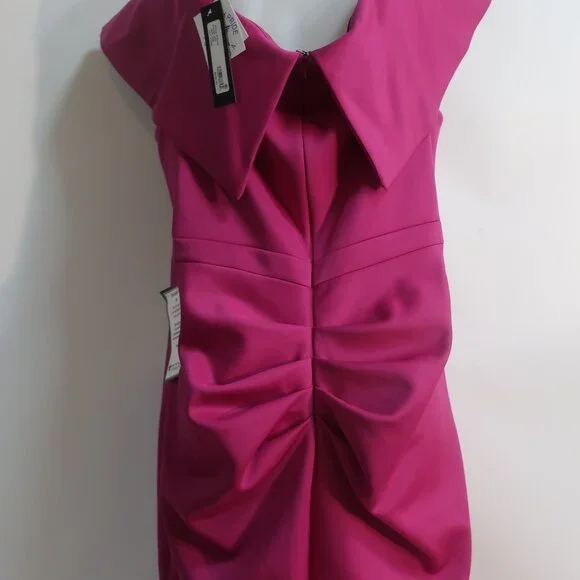 NWT Womens XSCAPE Fuchsia Dress 20W - Picture 8 of 10